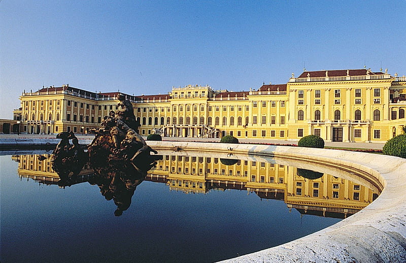 Schonbrunn Palace, austria, schonbrunn, vienna, palace, HD wallpaper