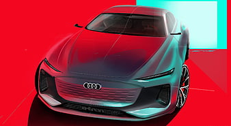 Audi A6 e-tron Concept 2021 4K 8K 3 Wallpaper - HD Car Wallpapers #17986