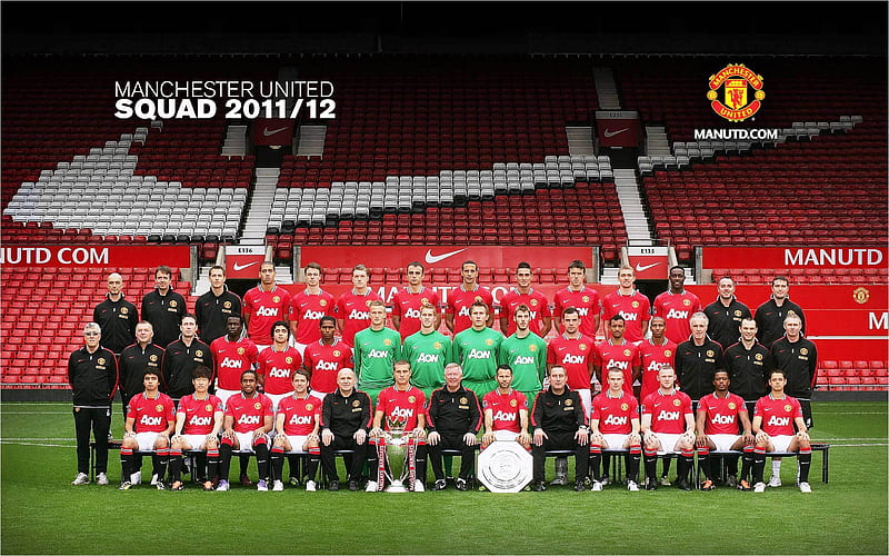 Manchester United Team, manchester-united, mc, football, soccer, HD wallpaper