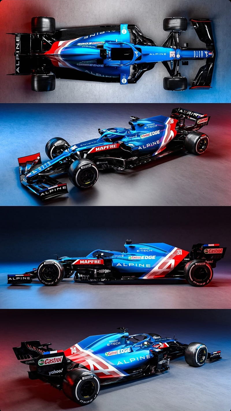 Alpine, car, fernando alonso, formula 1, formula one, ocon, racing, HD phone wallpaper