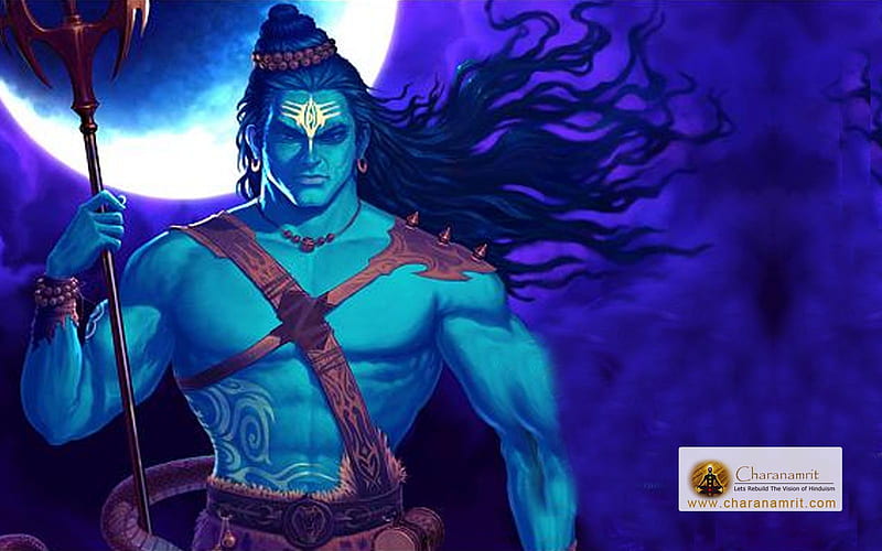 Angry God, Angry Lord Vishnu, HD wallpaper