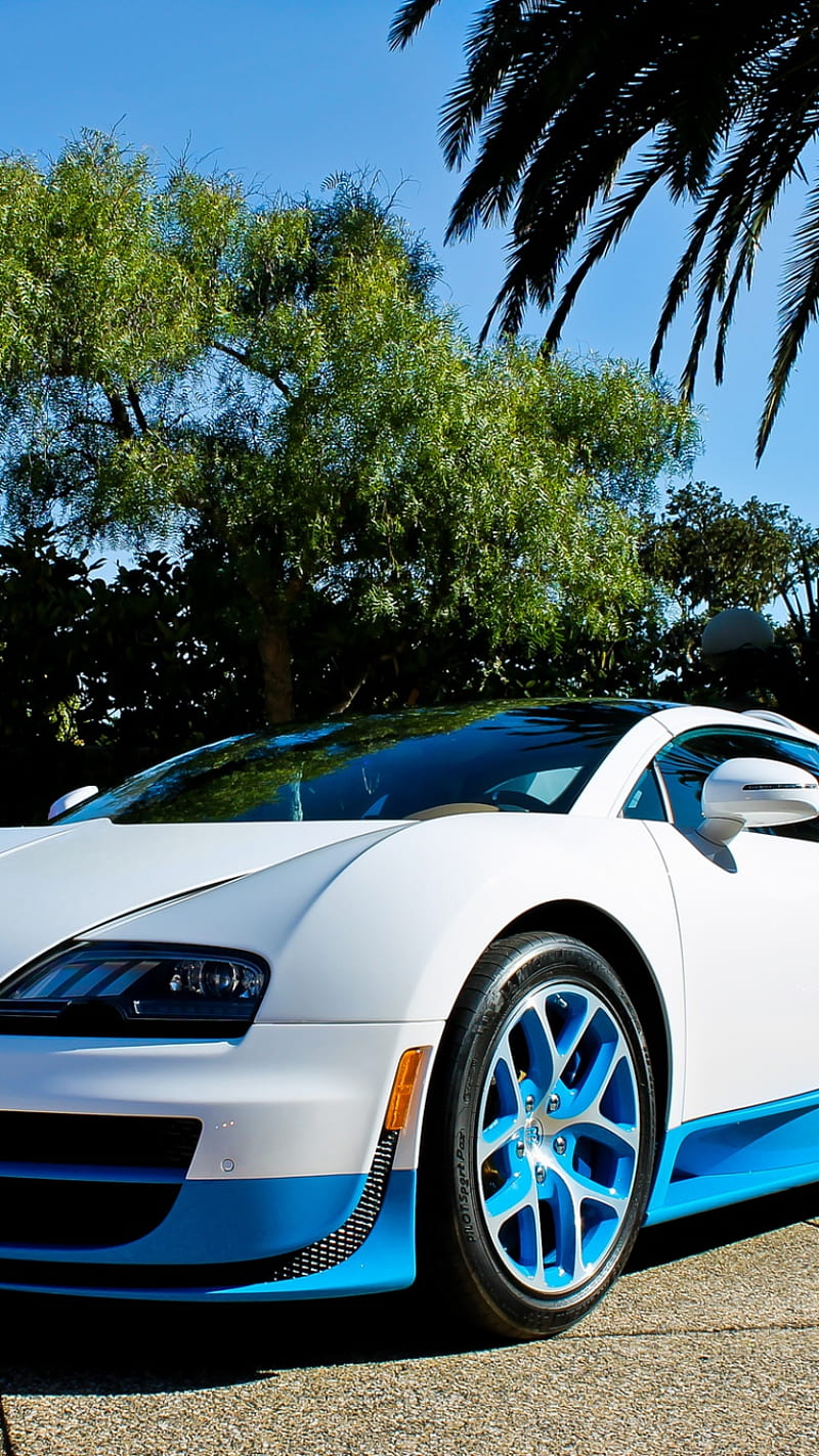 Bugatti Veyron, blue, bugatti, veyron, vitesse, HD phone wallpaper