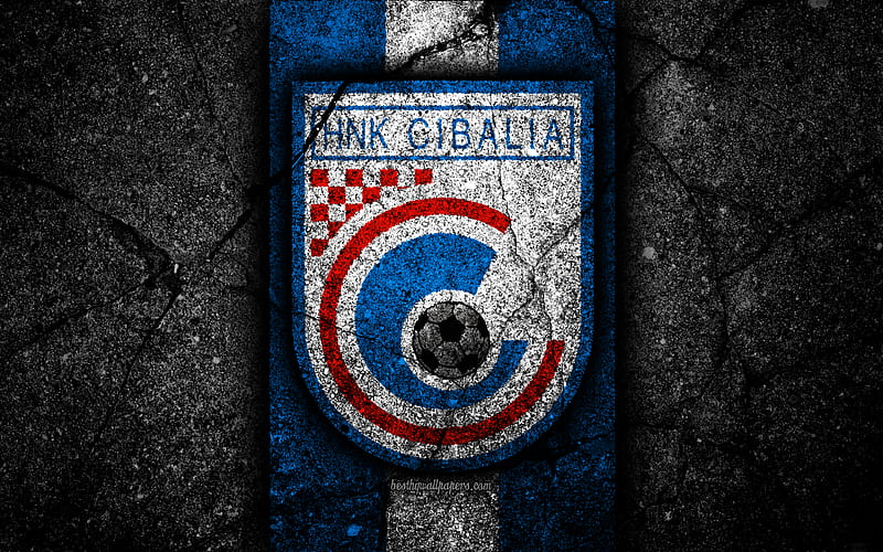 Cibalia FC, logo, HNL, black stone, soccer, Croatia, Cibalia, football ...