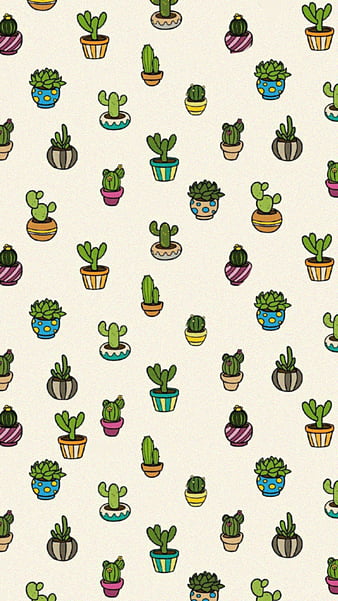 cute cactus wallpaper