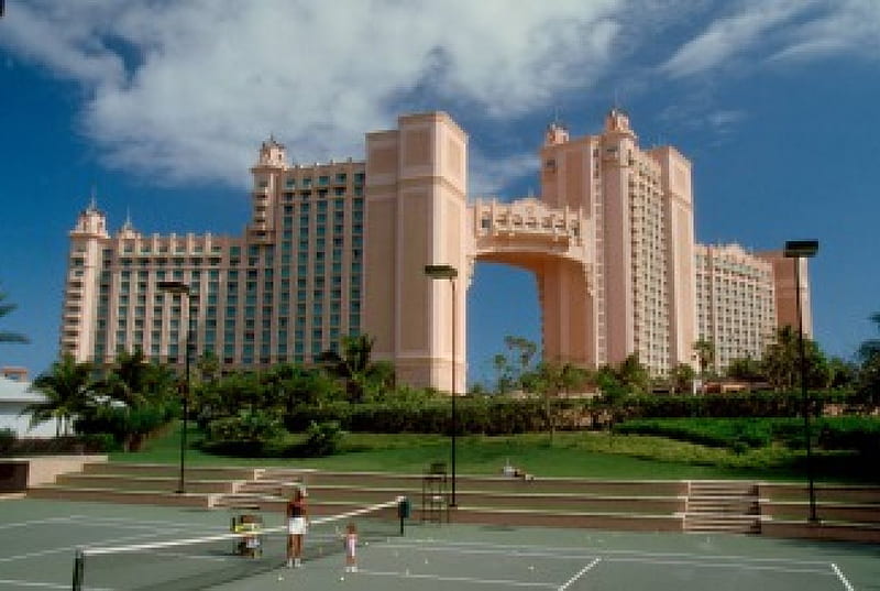 The Atlantis at Bahamas, resort, hotel, bahamas, 5 star hotel, atlantis, HD wallpaper