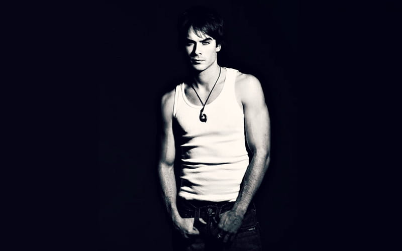 1920x1080px 1080p Free Download Ian Somerhalder The Vampire Diaries Tv Series Black Man 8028