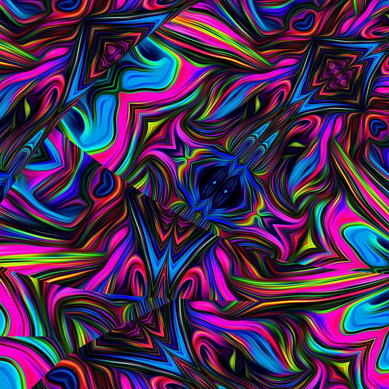 Kaleidoscope me, abstract, color, HD phone wallpaper
