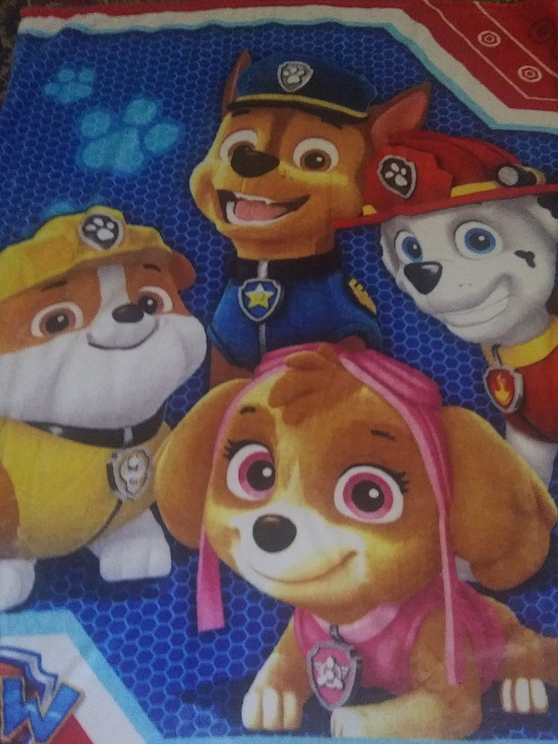 Paw Patrol, dogs, kids, multiple colors, HD phone wallpaper