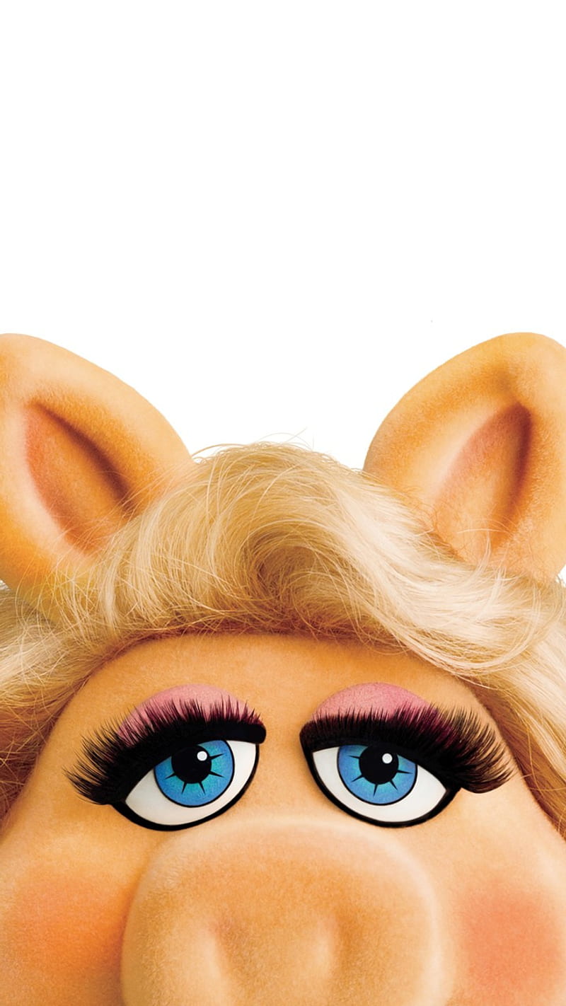 Miss Piggy, funny, happy, star, the muppets, tv show, HD phone wallpaper