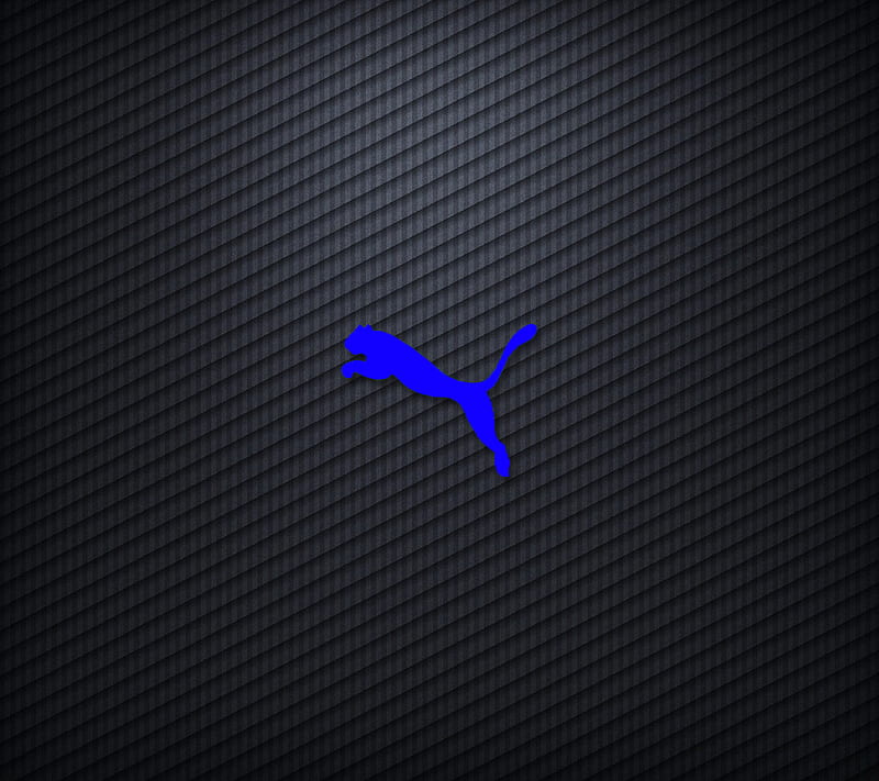 Blue Puma, black, logo, nice, HD wallpaper | Peakpx