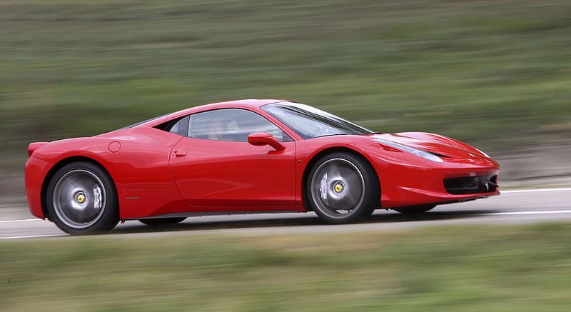 Ferrari 458 Italia - Side , car, HD wallpaper Ferrari 458 Italia - Side , car, HD wallpaper