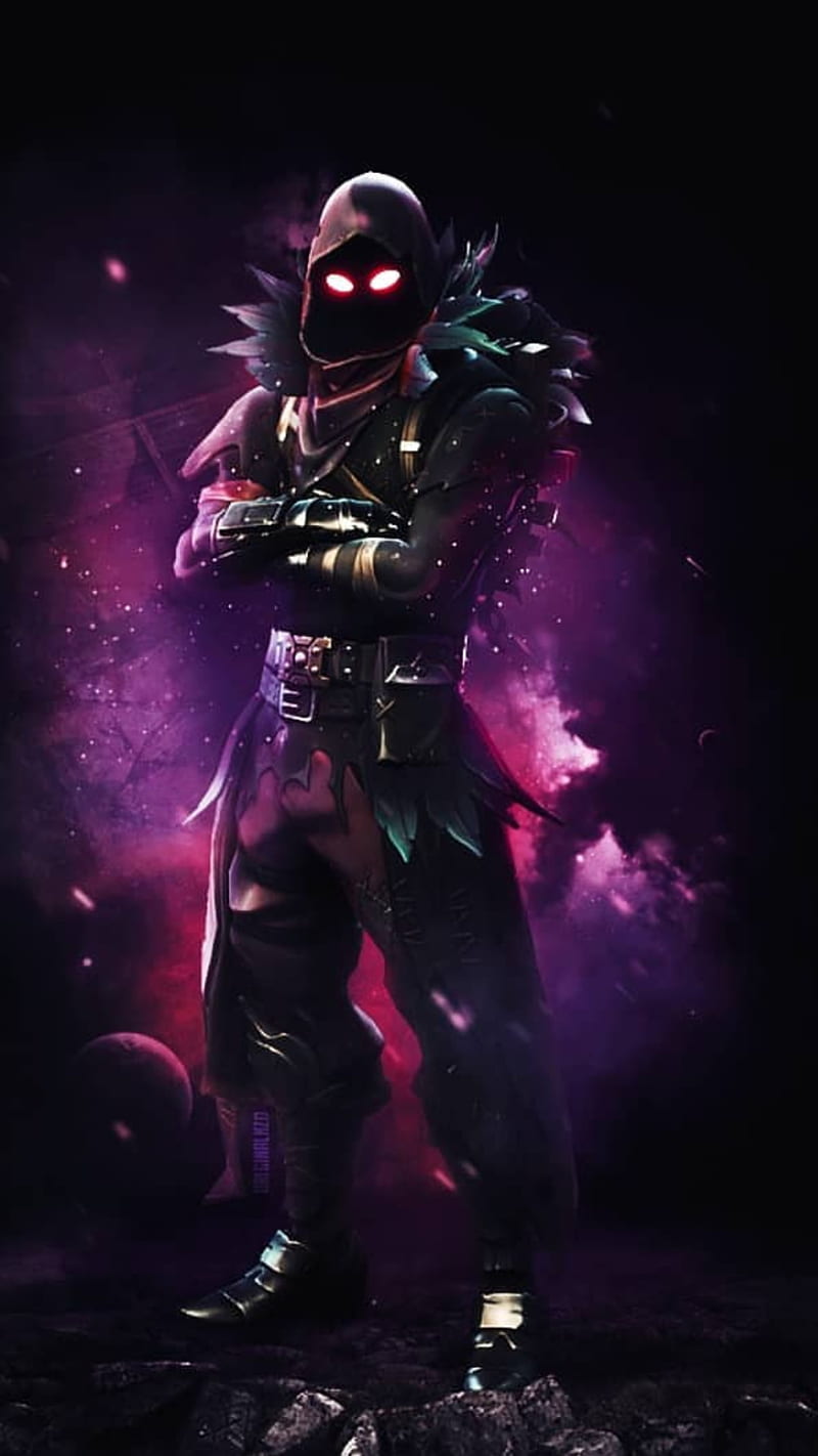 Raven fortnite, cool, dark, game, games legendary, video, HD phone  wallpaper | Peakpx