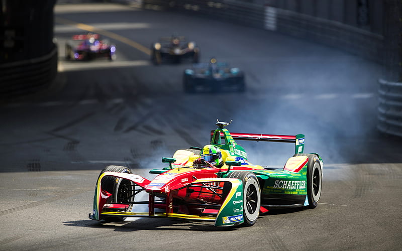 Lucas Di Grassi raceway, ABT Schaeffler Audi Sport, FIA, Formula E, HD wallpaper