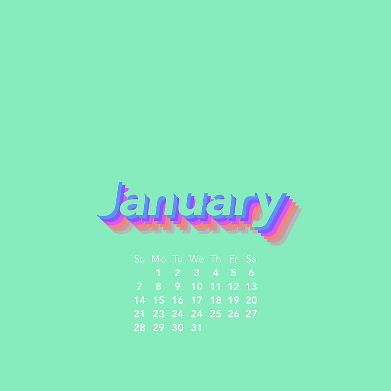 Shades of January, january, jan, calendars, winter, HD phone wallpaper