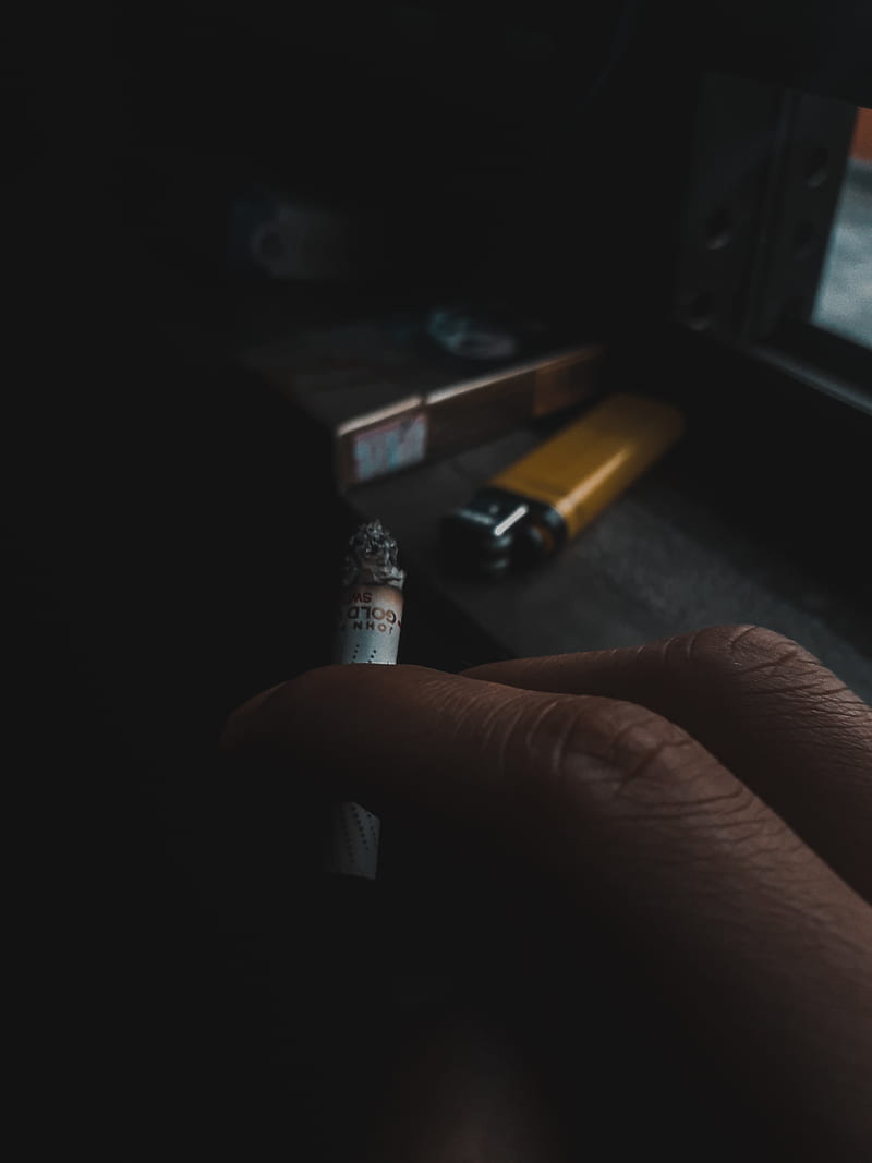 Cigarette, lighter, smoke, HD phone wallpaper