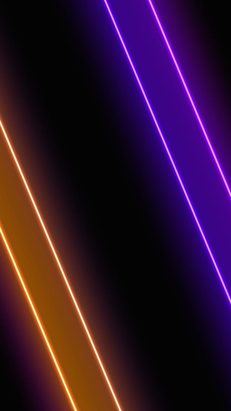 Neon Lines 1, abstract, abstract digital, black, blue, digital, metal, HD  phone wallpaper | Peakpx