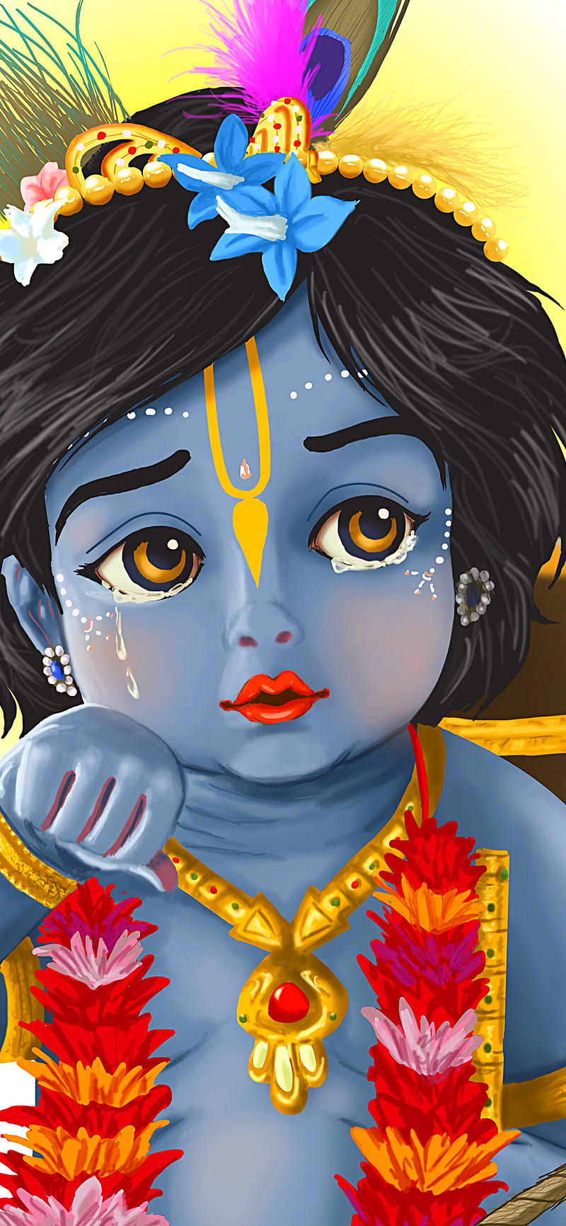 Krishna, god, HD phone wallpaper
