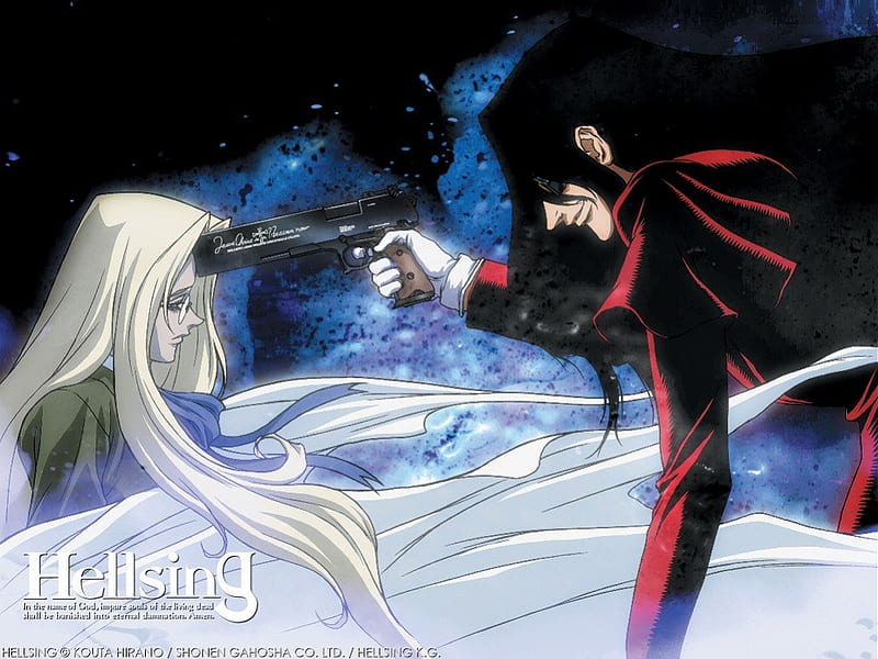 HD wallpaper: hellsing alucard vampires 1366x768 Anime Hellsing HD Art