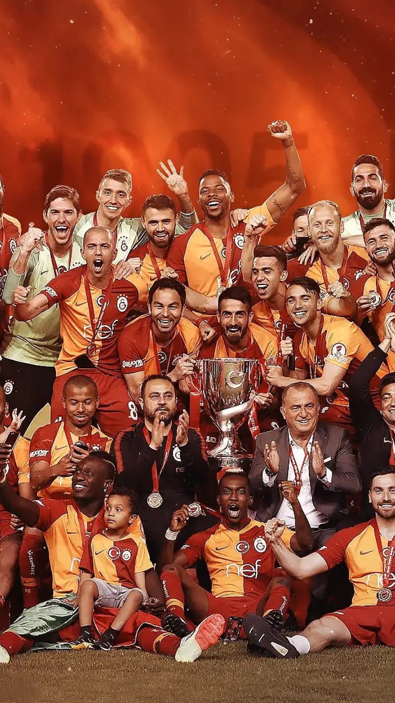 Galatasaray cup, belhanda, football, game, muslera, player, red, sofiane, yellow, HD phone wallpaper