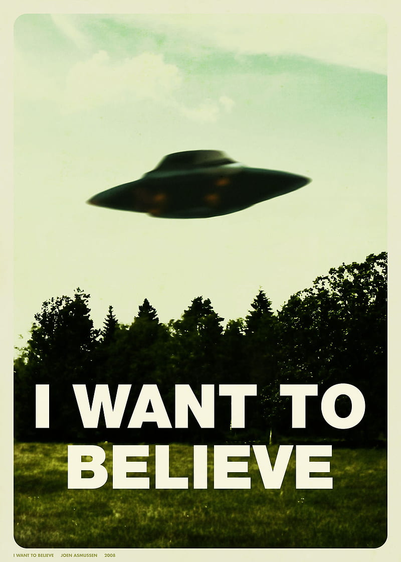 I want to believe, believe, logo, HD phone wallpaper