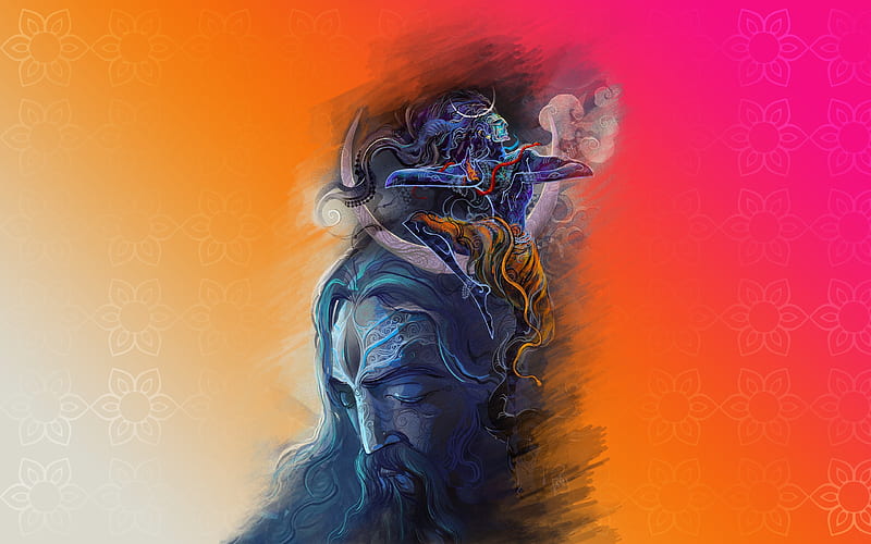 Indian god, lord shiva, digital art, HD wallpaper | Peakpx