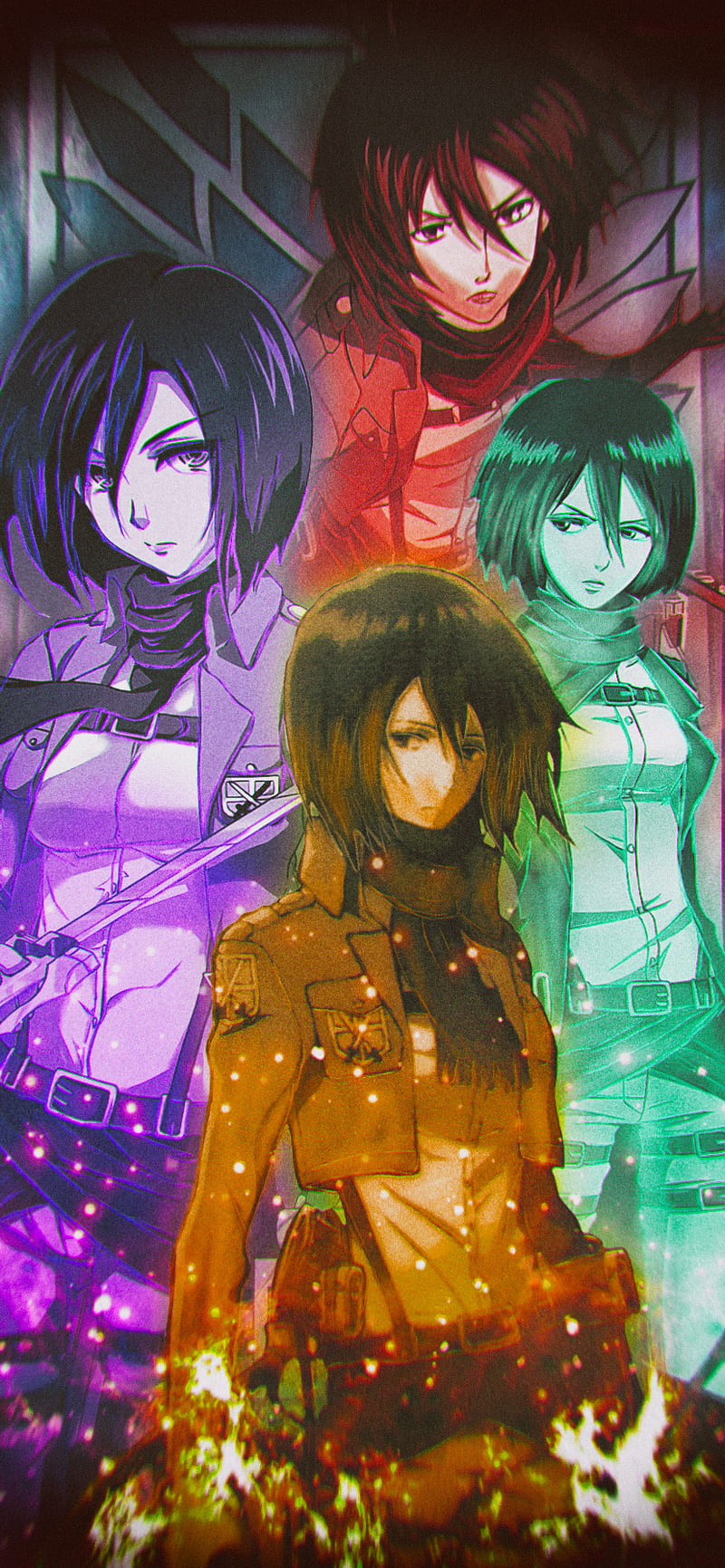 Mikasa, Aesthetic, Aot, Attack On Titan, Mikasa Ackerman, Waifu, HD ...