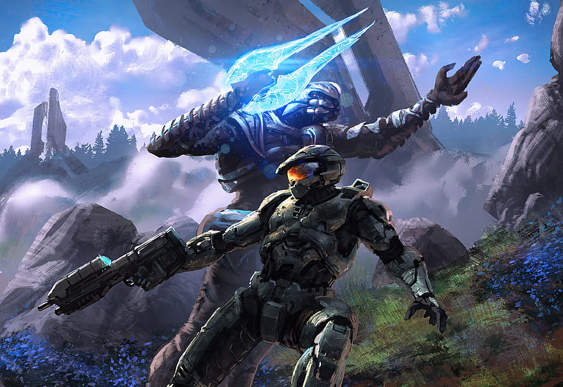 Halo Loot Crate, halo, games, artstation, HD wallpaper