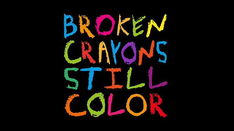 Broken Crayons Still Color Motivational, HD wallpaper