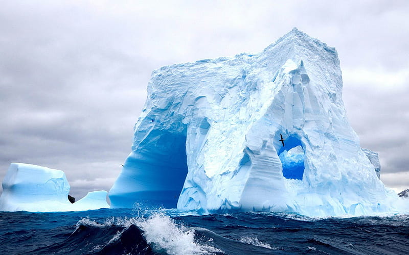 white iceberg-Nature, HD wallpaper
