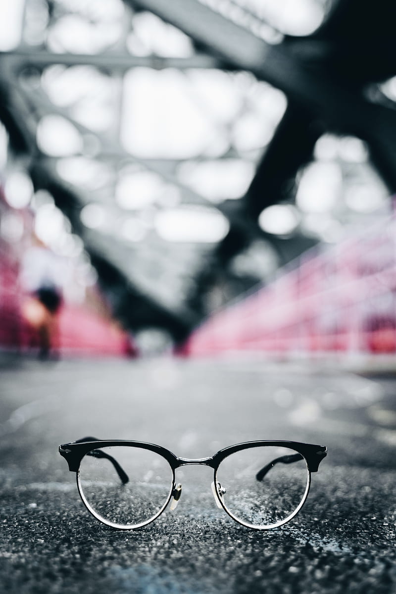 glasses, lenses, glass, blur, glare, HD phone wallpaper