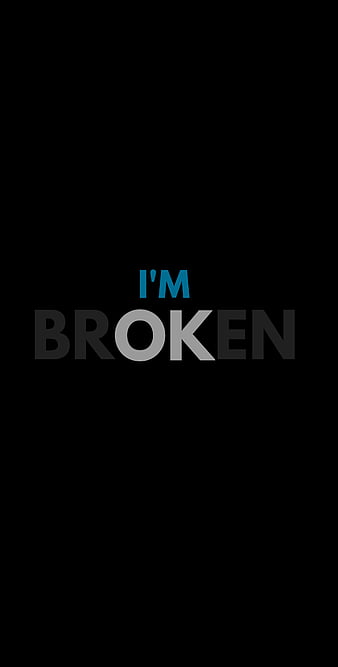 Broken heart, alone, broken, heart, hurt, love, ok, sad, HD phone wallpaper