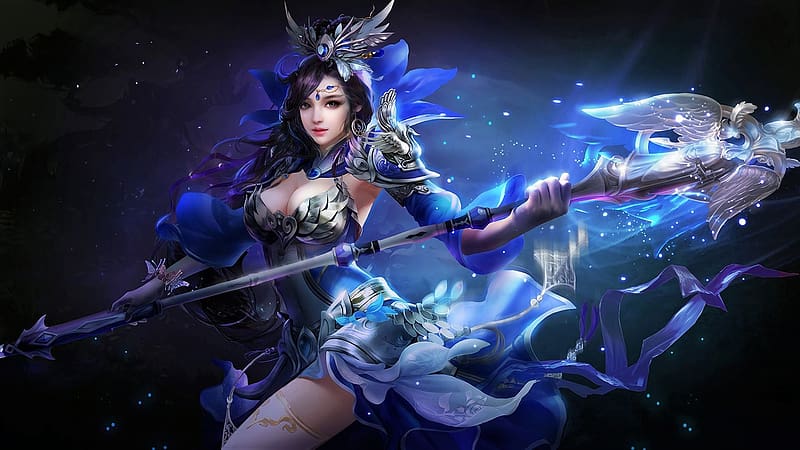Fantasy, Oriental, Women Warrior, Woman Warrior, HD wallpaper