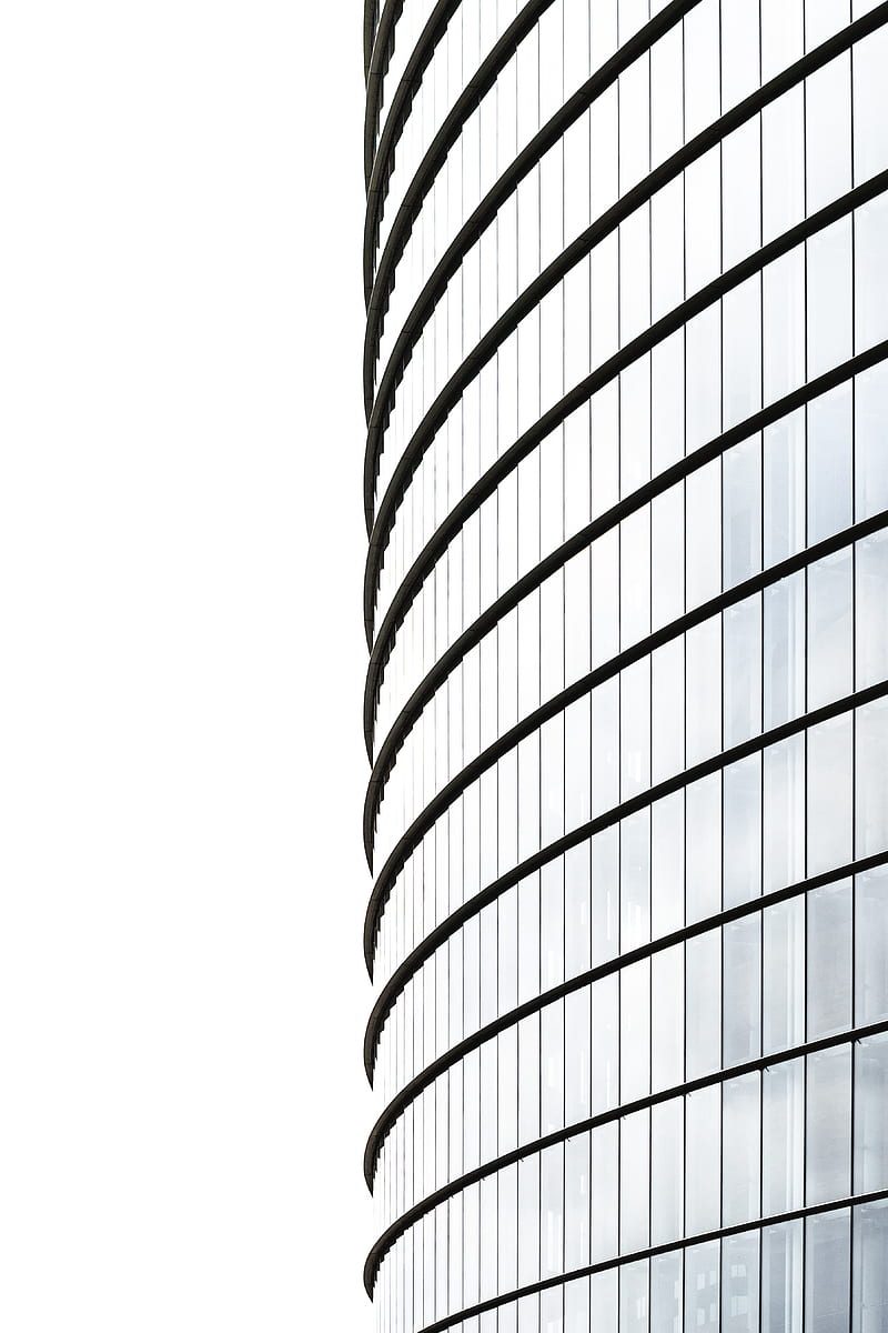 minimalism, building, white, architecture, facade, HD phone wallpaper