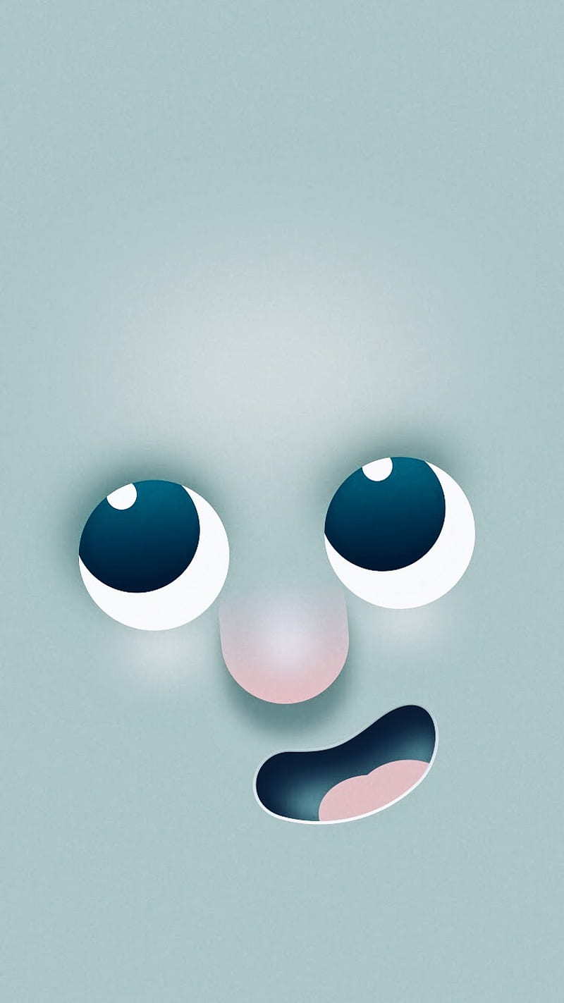 Cool Blue, Cool, Phone, blue, cartoon, drawing, eyes, face, funny, smile,  HD phone wallpaper | Peakpx