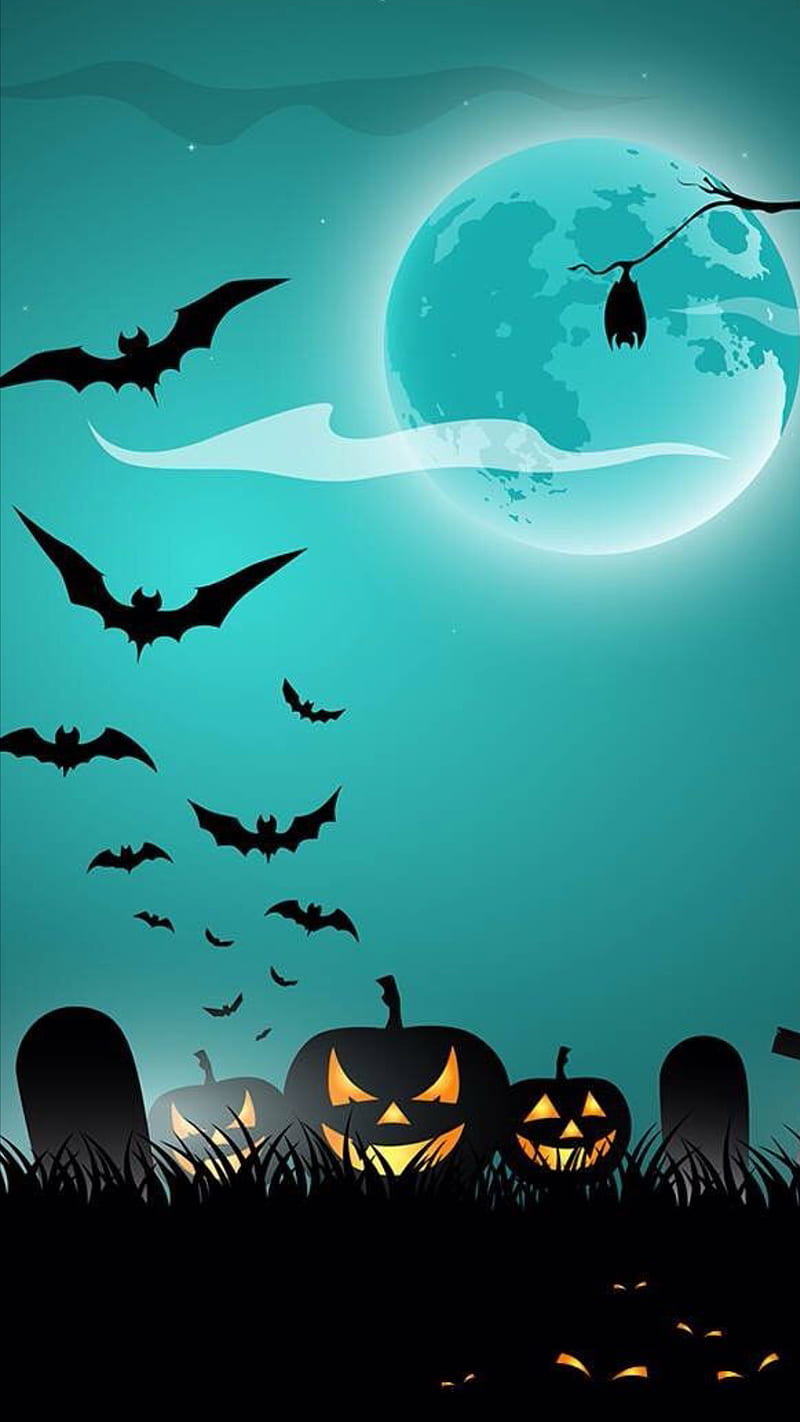 Happy Halloween Moon Dark Black Blue Light HD Halloween Wallpapers  HD  Wallpapers  ID 43789