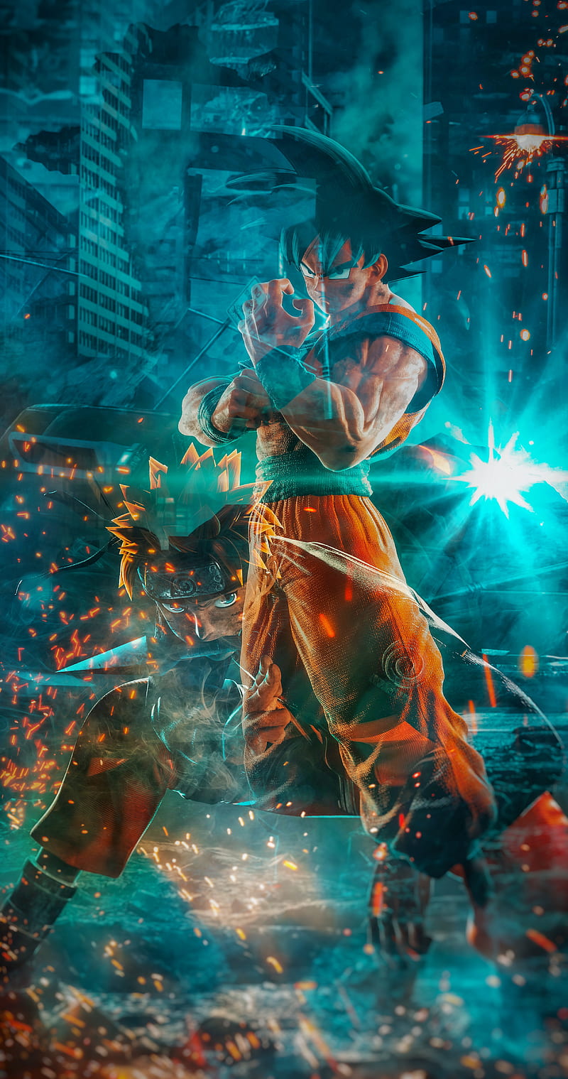 Goku, anime, leyenda, HD phone wallpaper