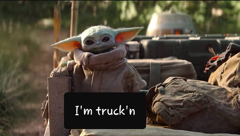 Baby Yoda In A Truck Baby Yoda Meme Hd Wallpaper Peakpx