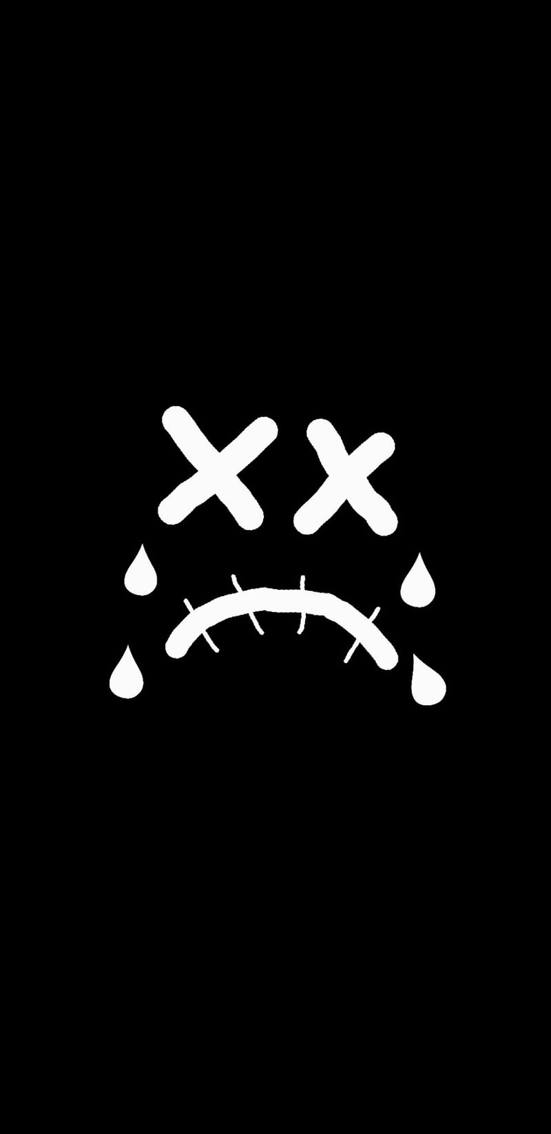 Sad Face In Dark On A Black Background, Profile Picture Sad, Profile, Sad  Background Image And Wallpaper for Free Download