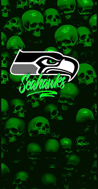 Seahawks, game, skulls, HD phone wallpaper