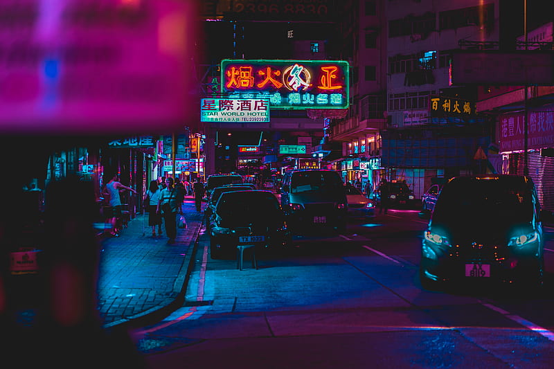 Midnight city road, HD wallpaper | Peakpx