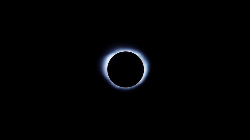 low angle of solar eclipse, HD wallpaper