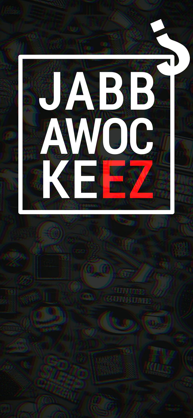 jabbawockeEZ, 2019, black, dance, jbwkz, led, rap, simple, HD phone wallpaper