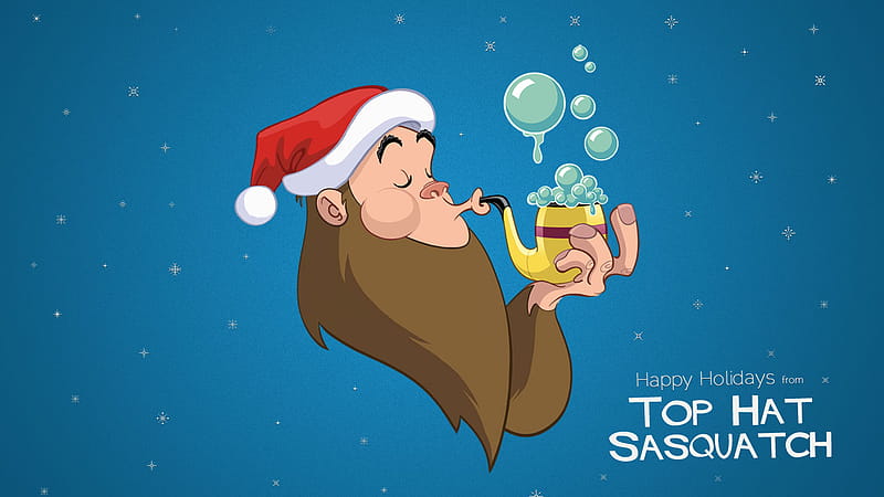 Christmas from Top Hat Sasquatch. Top Hat Sasquatch, Christmas Is Coming, HD wallpaper