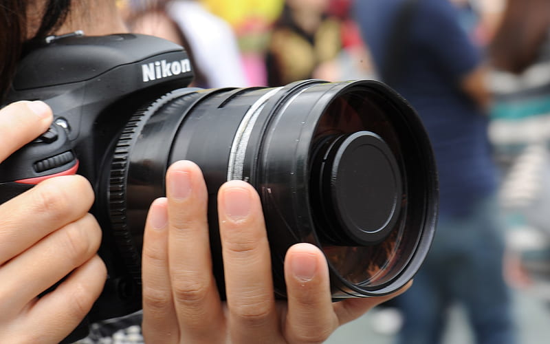 Nikon camera-Digital, HD wallpaper