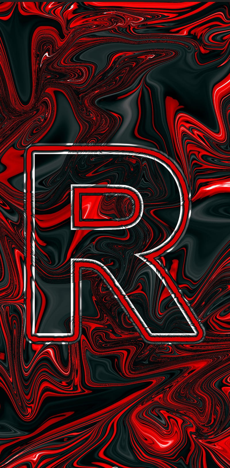 Letter R Red, letters, rose, symbol, ters, trans, HD phone wallpaper