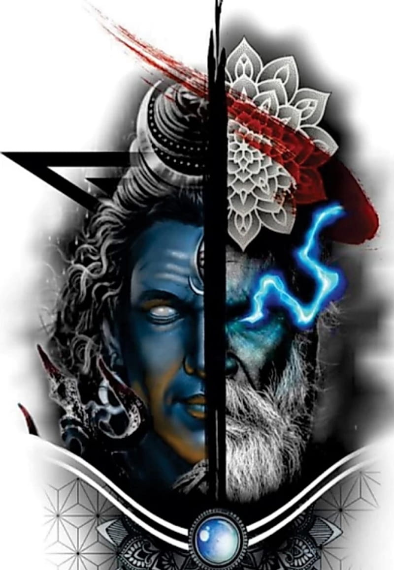 Download Sitting Mahakal Angry Wallpaper | Wallpapers.com