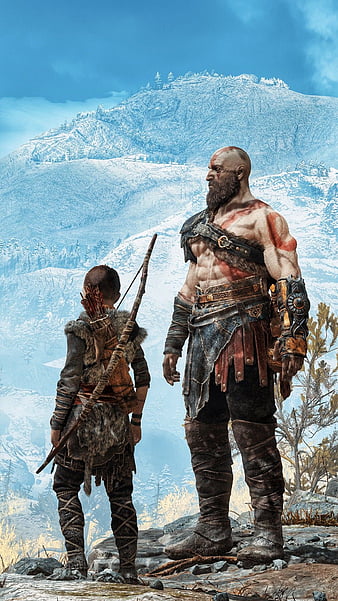 Ragnarok Kratos and Atreus God of War Ultra , God of War HD phone wallpaper