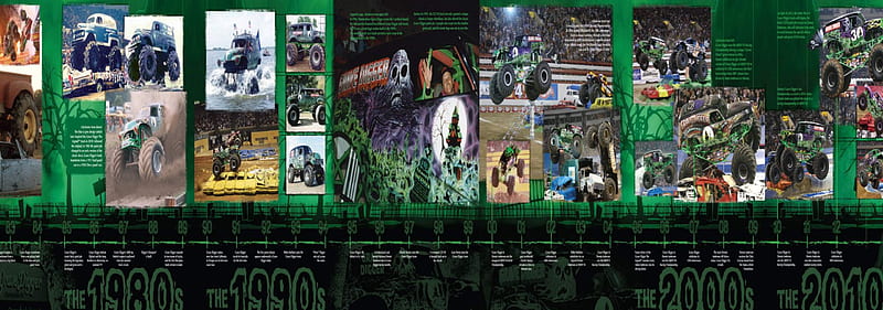 Digger History, carros, grave digger, monster truck, vehicles, trucks, HD wallpaper