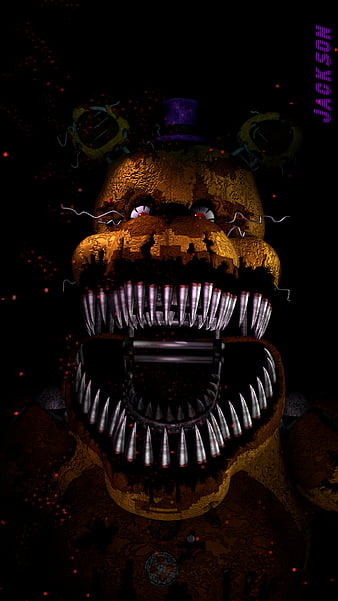 FNaF 4 Nightmare Fredbear Wallpaper : r/fivenightsatfreddys