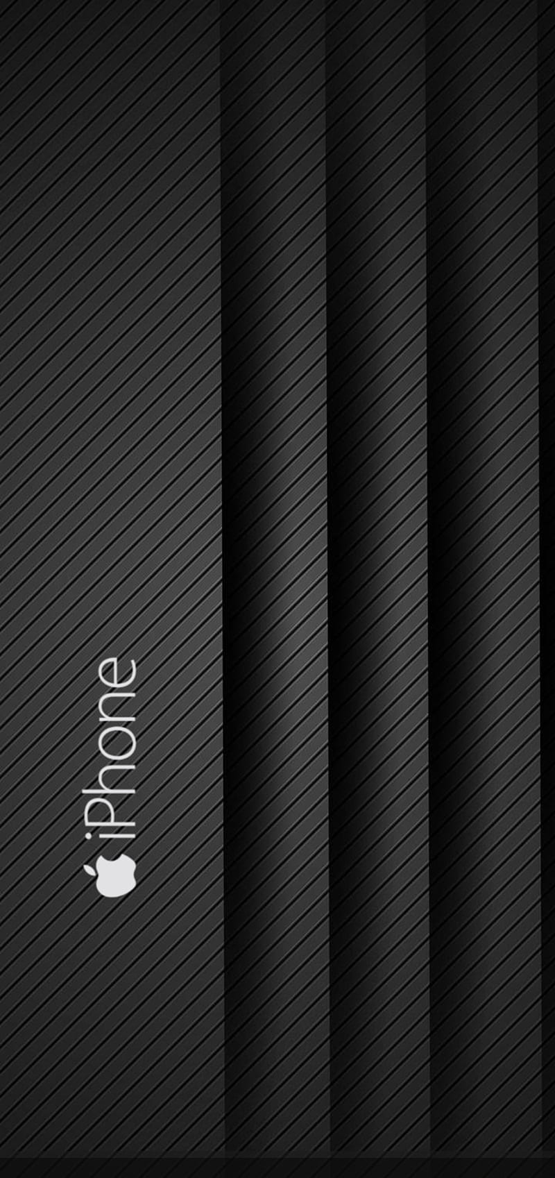 Apple iphone, apple, black, iphone, HD phone wallpaper